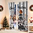 thumbnail image 3 of Erosebridal Western Cowboy Blackout Curtains, Christmas Tree Window Curtains Pack of 2 (38x45 Each), Gray White, 3 of 6