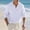 #White, variant on DPTALR Men's Fashion Loose Turn-Down Collar Button Pocket Long Sleeve Casual Shirt,Black, S