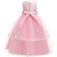 thumbnail image 5 of Vestido Para Niñas, Ropa Para Niñas Pequeñas, Flores De Color Sólido Bordadas, Hilo De Red, Lazo, Fiesta De Cumpleaños, Vestido De Flores, Vestidos Para Niños, Rosa Odeerbi  LM103-8850, 5 of 9