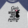 thumbnail image 4 of Inktastic Hunting Girls Hunt Too Only Prettier with Doe and Arrow Girls Baby Bodysuit, 4 of 5