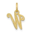 thumbnail image 3 of Diamond2Deal 10K Pendentif Lettre Solide en Or Jaune avec Initiale pour Femmes, 3 of 6