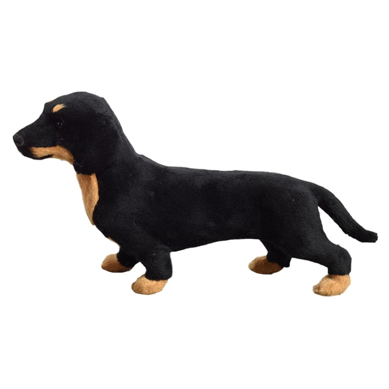 PAMINGONO 1Pcs Lifelike Puppy Toys Dachshund Shape Plush