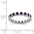 thumbnail image 5 of Amethyst Sterling Silver Ring, 5 of 5