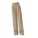 thumbnail image 5 of Pantalones anchos de pierna recta para mujer, pantalones casuales de cintura alta y holgados para primavera. 2XL, 5 of 8