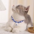 thumbnail image 3 of Dog Necklace Decorative Crisp Bell Stylish Pet Cat Dog Fake Pearl Ribbon Neck Circle, 3 of 5