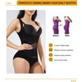 thumbnail image 4 of Lilvigor Women Waist Trainer Bodysuit Full Body Shaper Vest Tummy Control Slim Corset Shapewear Tank Tops Casual, 4 of 7