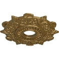 thumbnail image 3 of Ekena Millwork 17 1/2"OD x 4"ID x 1"P Preston Ceiling Medallion (Fits Canopies up to 4"), Hand-Painted Pale Gold, 3 of 5