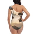thumbnail image 5 of Honeii Friendship Dragon for women's one-piece swimsuit featuring a chic one-shoulder design experience elegance and style in the water-Large, 5 of 6