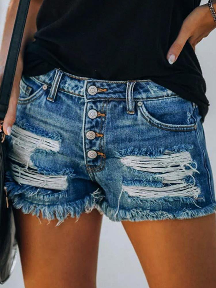 walmart blue jean shorts