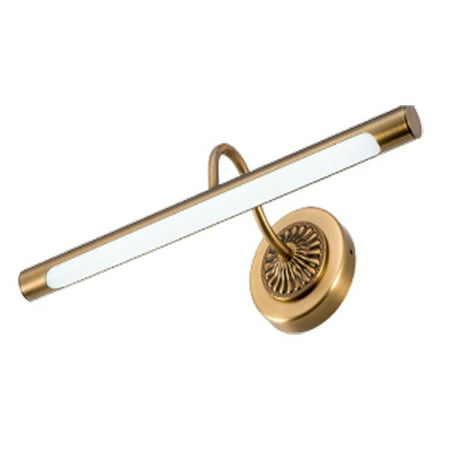 

Toyella Mirror Front Light Brown Bronze Bathroom Bathroom Study Mirror Front Light A Ordinary white AU