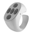 thumbnail image 2 of Control remoto de teléfono Bluetooth inalámbrico Bluetooth V5.3 recargable mini inteligente Blanco, 2 of 9