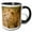 Black/White, variant on 3drose, Africa. Tanzania. Male Lion at Ngorongoro Crater.-af45 Rbe0190 - Ralph H. Bendjebar, 11oz Two-tone Green Mug