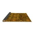 thumbnail image 2 of Ahgly Company Indoor Square Oriental Yellow Traditional Area Rugs, 4' Square, 2 of 4