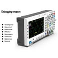 thumbnail image 4 of Plastic Digital Oscilloscope Professional USB Interface 100mhz Analog Bandwidth Light Adjustable Oscilloscopes Signal Generator EU Plug, 4 of 8