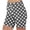 Gray, variant on Women's High Waisted Polka Dot Print Shorts Summer Casual Stretch Jogger Pants Beach Vacation Fashion Hip Hop Boho Style Comfy Elastic Waist Active Yoga Workout Bottoms, Hot Pink S