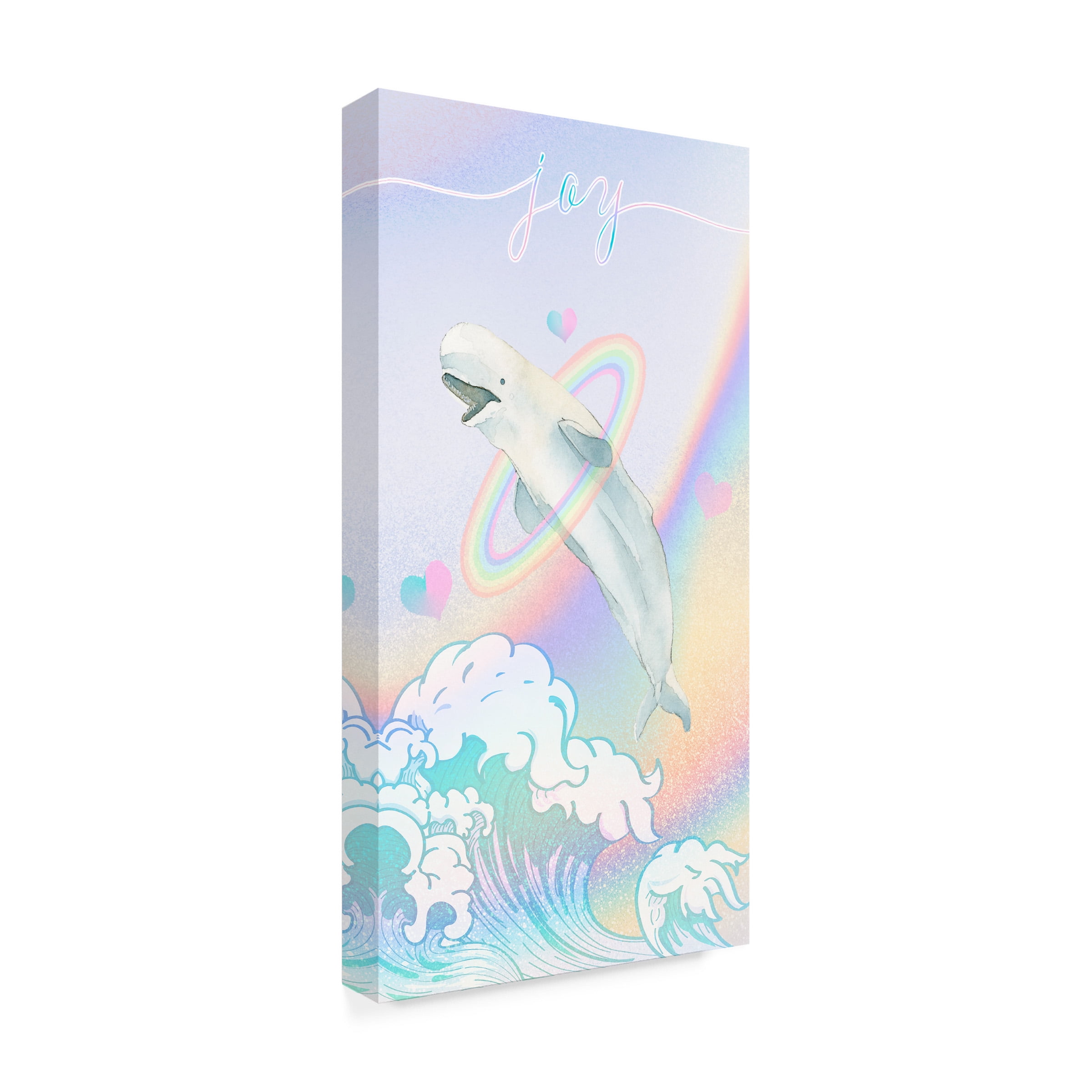 The Font Diva 'Baby Beluga' Canvas Art