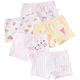 thumbnail image 1 of Pantalones cortos de algodón para niñas pequeñas, ropa interior de princesa (paquete de 4) Xtellar blanco, 1 of 4