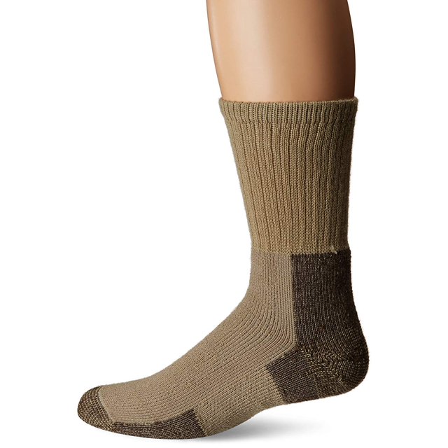 Calcetines de senderismo Thorlos Kx Max Cushion Crew para hombre, color caqui