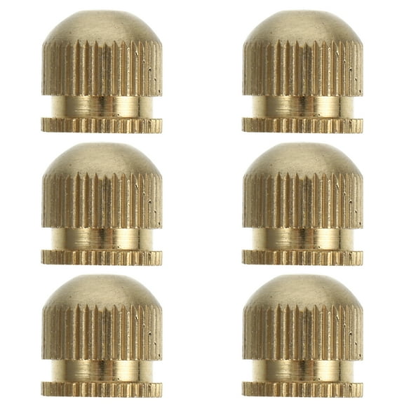 ITSELFER 6Pcs Ceiling Lamp Screw Caps Metal Screw Nuts Parts M5 Light Fixture Cap Nuts Pendant Lamp Supplies