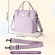 thumbnail image 2 of Loncheras para Mujer, Bolsa de Almuerzo, Lonchera Termica Grande con Correa Antifugas y Fácil de Limpiar Hielera Portátil Unisex para Trabajo/Picnic/Viajes (Morado), 2 of 4