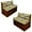 Sunflower Print 04, variant on XYZCANDO Sunflower Print 2 Sets RV Dinette Cushion Covers Comfortable Slipcover Stretch 2 Seat Sofa Chair Cover Furniture Easy to Install for RV Camper Car Bench 2 Backrest Covers & 2 Bench Covers