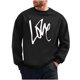 thumbnail image 2 of Ceisia Men Casual Fashion Print Round Neck Pullover Long Sleeve Sweatshirt Gift, 2 of 6