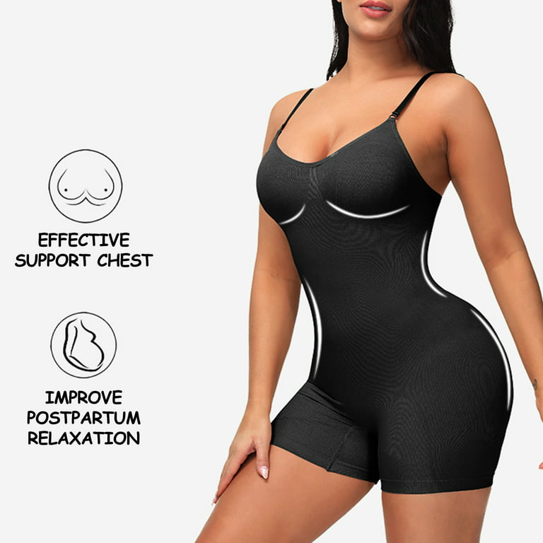 Lovskoo Bodysuit for Women Tummy Control Shapewear Butt Lifter Seamless  Sculpting Thong Body Shaper Tank Top Pink