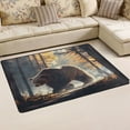 thumbnail image 6 of Ryvnso A Bear in Autumn Forest Area Floor Mats Large Nursery Rugs Non-Slip Carpets Doormat 36" x 24", 6 of 7