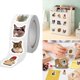 thumbnail image 2 of 500Pcs Cats Decorative Sticker Adhesive Wrapping Labels for Scrapbooking Journal Planner Card Making Photo Album, 2 of 4