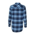 thumbnail image 3 of Burnside Women�'s Yarn-Dyed Long Sleeve Flannel Shirt, 3 of 3