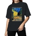 thumbnail image 2 of Van Gogh's Starry Cafe Terrace Women's T-shirt, 2 of 3