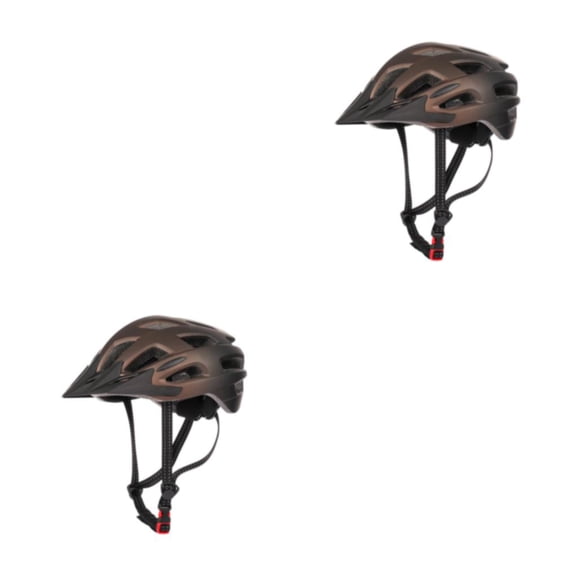 Advancent Cascos de ciclismo de alto rendimiento para PC para ciclistas competitivos Casco de ciclo cómodo Durable oro oscuro tamaño libre 2Conjunto