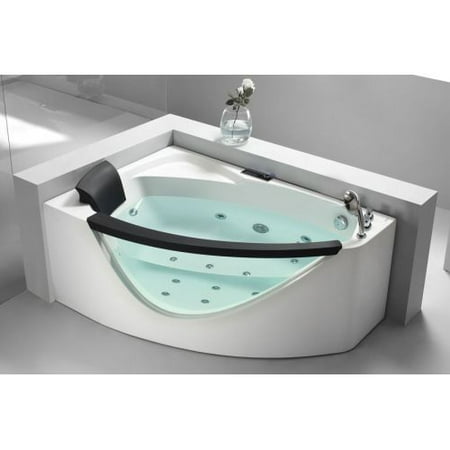 Eago AM198-R 71"Acrylic Whirlpool Tub for Corner ...