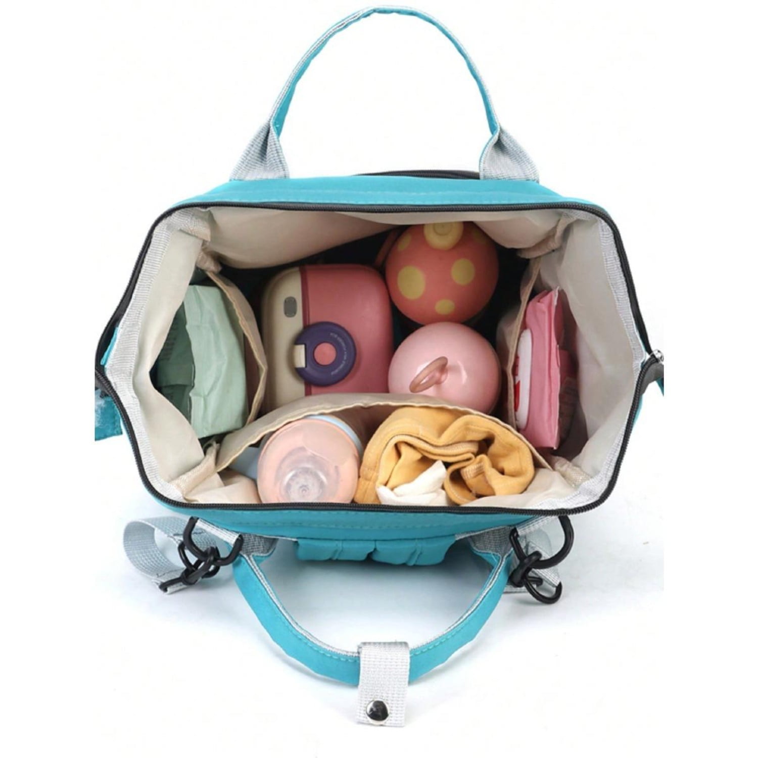 RsenFremior Diaper Bag Backpack, Multifunctional Diaper Bag Backpack with Insulate Pocket, Unisex Waterproof Diaper Bag Backpack, Large Capacity Travel Backpack Maternity Bag for Mom Dad
