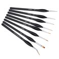 8Pcs Painting Brush Set Nylon Wool Watercolor Acrylic Painting Tools