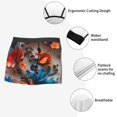 thumbnail image 3 of Kdxio Men's Boxer Briefs with 3D Butterfly Print - Comfortable and Breathable Underwear for Everyday Wear, 3 of 5