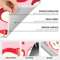 thumbnail image 5 of Red Apple Background Pattern Drying Dish Mat Quick Drying Absorbent Soft Durable for Kitchen 16" x 18", 5 of 10