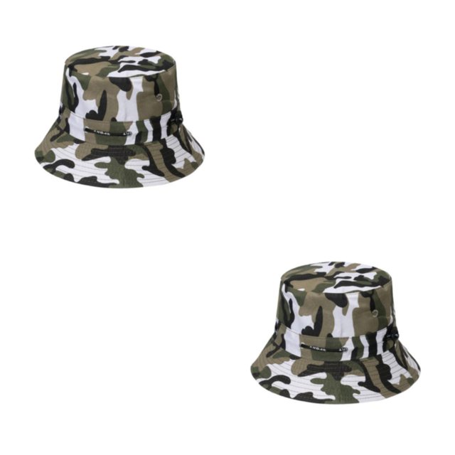 Baohd 1/2/3/5 Polyester Breathable Fisherman Cap For Sun Protection And Comfort Sunscreen Fisherman Cap Hat Summer disruptive pattern2 58cm 2PCS