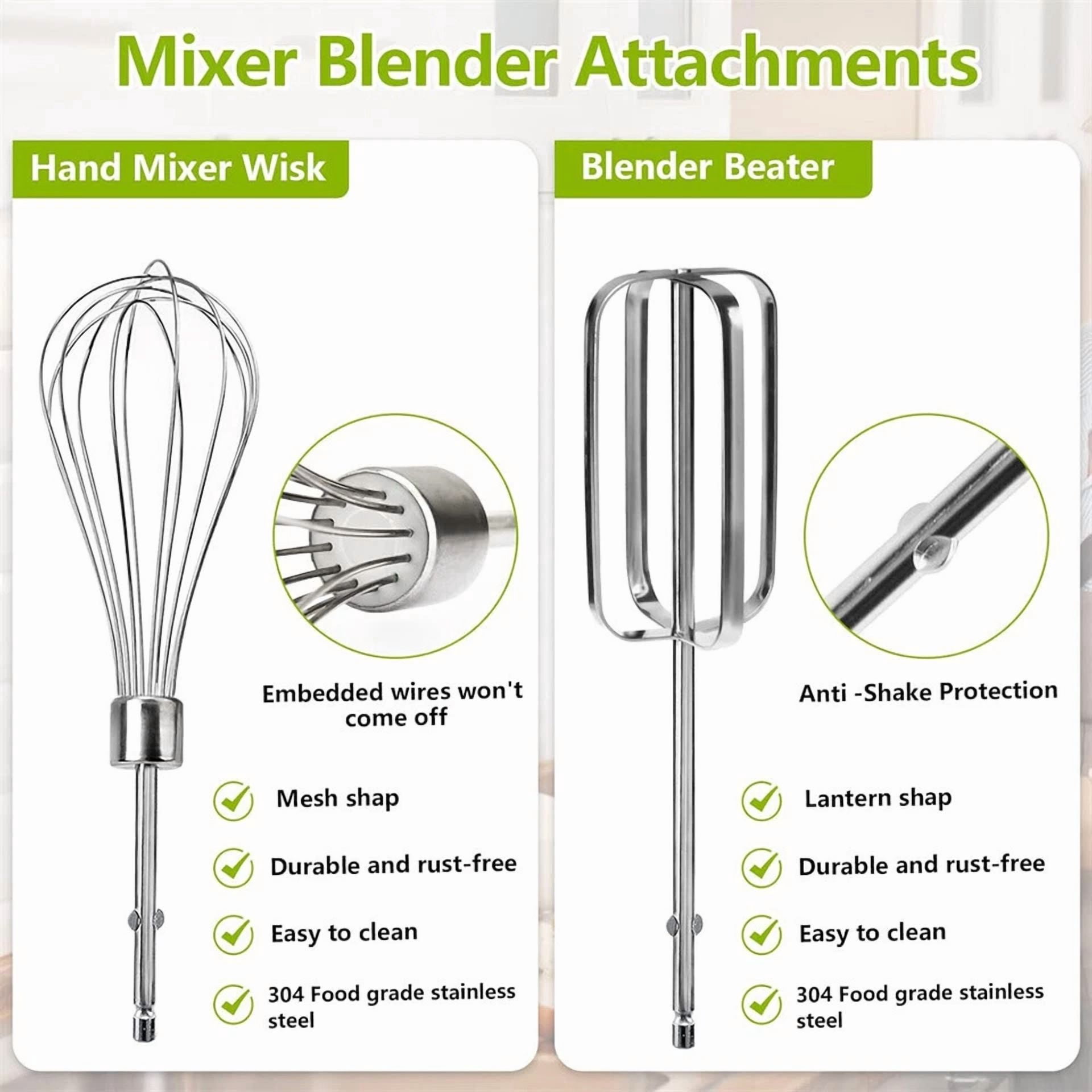 KLYNE - Hand Mixer Beaters Compatible With Hamilton Beach Hand Mixer 62682Rz 62692 62695