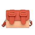 thumbnail image 1 of Bolsos bandolera para mujer, cartera de piel para mujer, monederos pequeños, bolso bandolera cuadrado para niña naranja, 1 of 5