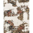 thumbnail image 1 of Ahgly Company Machine Washable Indoor Rectangle Abstract Brown Area Rugs, 2' x 5', 1 of 7