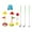 Grey, variant on S SERENABLE Kids Golf Club Set Mini Golf Kit Versatile with 3 Club with Storage Bag Educational Golf Toys for Family Girls Yard Lawn Boys