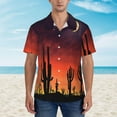 thumbnail image 3 of I Love Pickles Mens Hawaiian Shirt Short Sleeve Casual Button Up Tropical Summer Beach Shirt, 3 of 9