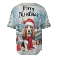 thumbnail image 2 of Merry Christmas Basset Hound Enjoys Woofmas Winter Xmas Holiday All Over Print 3D Baseball Shirt Bassets Dog Breed Lovers Gifts Idea Softball Sport - 02022, 2 of 6