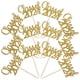 thumbnail image 1 of Golden Graduation Cupcake Toppers for Cake Decoration 15Pcs Set, 1 of 4