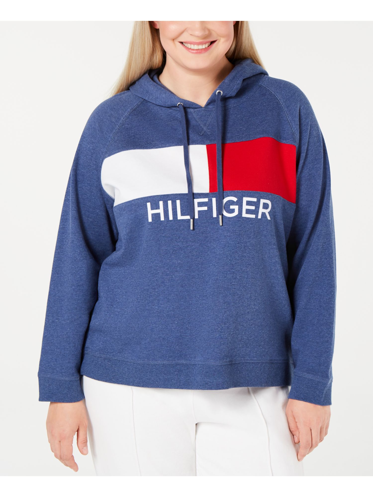 navy tommy hilfiger hoodie women's