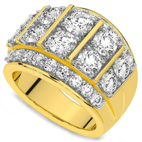 Pompeii3 7Ct Diamond Ring in 10k Gold Lab Grown (F/G,VS2-SI1)