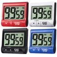thumbnail image 2 of Temporizador electrónico para cocinar, interruptor silencioso y ruidoso, soporte retráctil, temporizador digital, diseño simple y elegante con pantalla LCD grande para múltiples formas de instalación, 2 of 8