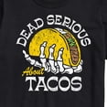 thumbnail image 3 of Instant Message - Dead Serious About Tacos - Men's Short Sleeve Graphic T-Shirt, 3 of 6