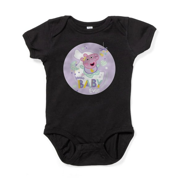CafePress - Peppa Pig: Hello Baby Evie - Cute Infant Bodysuit Baby Romper - Size Newborn - 24 Months